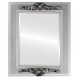   Rectangle in Silver Spray Mirror and Frame 