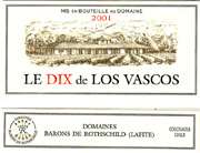 Los Vascos Le Dix 2001 