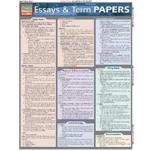   Term Papers Laminate Reference Chart [CHART QUICKSTUDY ESSAYS & TERM