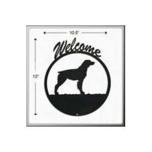  Brittany Spaniel Welcome Sign Patio, Lawn & Garden