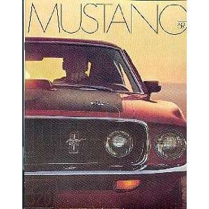  1969 Ford Mustang Sales Brochure: Books