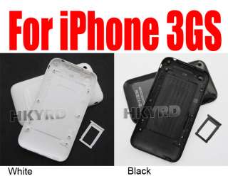   Back Housing cover case&Sim Tray For iPhone 3GS 1/2 Color  
