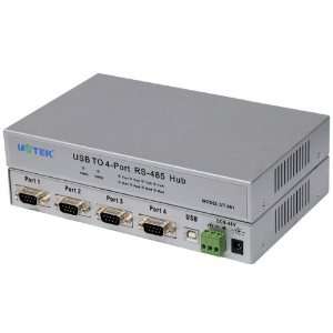  UTEK Optically Isolated 4 port USB to RS 485 Electronics