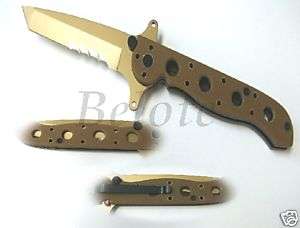CRKT Carson M16 13DSFG Special Forces Tan G 10 Serrated  