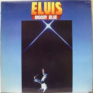 ELVIS PRESLEY moody blue LP vinyl AFL1 2428 VG 1977  