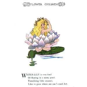  Flower Children Keyring Water Lily