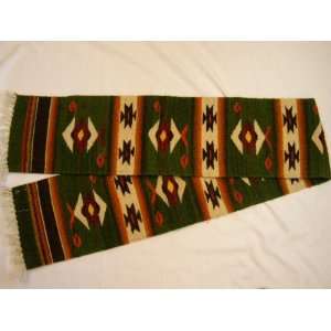  Zapotec Indian Rug Table Runner 10x80 (a51)