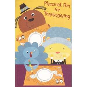 Greeting Card Thanksgiving Placemat Fun for Thanksgiving