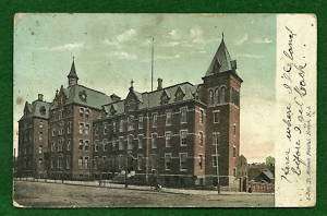 1910 NEWARK NEW JERSEY POSTCARD ST. MICHAELS HOSPITAL  