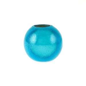  12mm Turquoise Miracle Large Hole Bead Arts, Crafts 