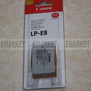   New LP E8 Battery For Canon Eos Rebel T2i 550D 