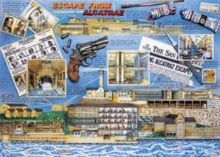 Jigsaw puzzle Maze Escape from Alcatraz 1000 pc NIB  