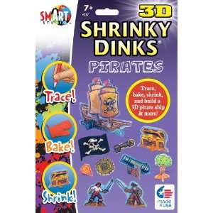  3D Shrinky Dinks Pirates Toys & Games