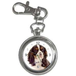  king charles spaniel pup 8 Key Chain Pocket Watch N0711 