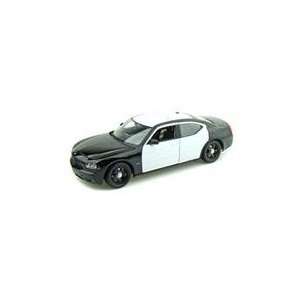  2006 Dodge Charger Police Car Blank 1/18 Black/White: Toys 