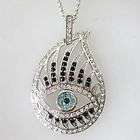 Allah Islam Necklace Swarovski Crystal Silvertone Small items in 