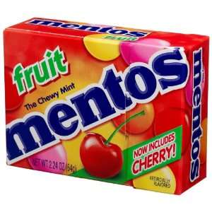 Mentos Mixed Fruit Candy, 2.24 Ounce Boxes (Pack of 9)  