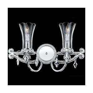  19 Bordeaux Vanity Light Finish Chrome