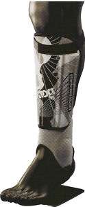 Soccer / Football Shin Guard w Ankle protection Grey  