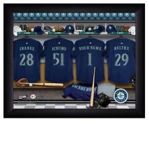  Seattle Mariners Personalized Locker Room Print Sports 