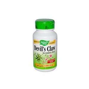  Natures Way   Devils Claw, 480 mg, 100 capsules: Health 