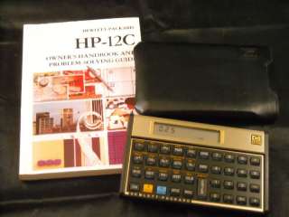 VINTAGE HEWLETT PACKARD HP 12C BUSINESS CALCULATOR  