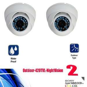  Evertech Home Office Security Surveillance Camera  2 X Outdoor 