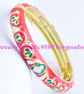 wholesale lots 24pcs charm colored cloisonne bracelets  
