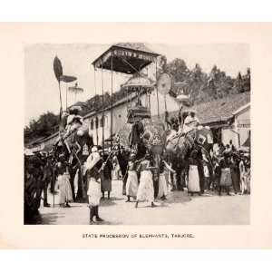  1899 Halftone Print India Municipality Thanjavur Tamil 