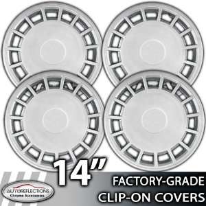    14 Universal Snap On Chrome Wheel Hubcap Covers: Automotive