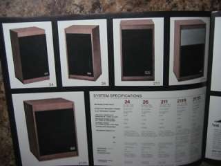 Cerwin Vega Speaker Brochure 217R, 211R, 211, 26, 24  