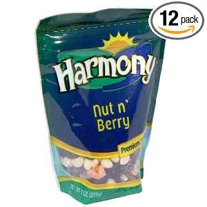 Harmony Nut n Berry Trail Mix, 8 Ounce Grocery & Gourmet Food