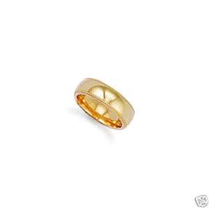 6mm thick 9ct Gold Court Mill Grain Wedding Ring 7.4g  