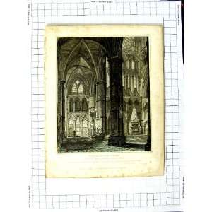   1817 Neale Sands Westminster Abbey Poets Corner Church
