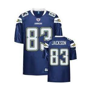 San Diego Chargers VINCENT JACKSON #83 Mens Premier NFL Jersey, Navy 