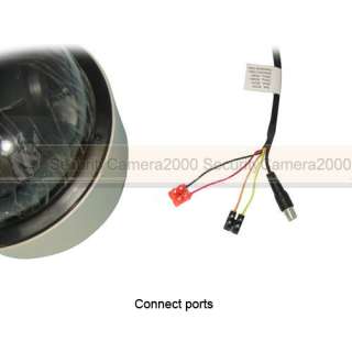 SONY CCD 27X Optical Zoom Indoor CCTV 480 TVL PTZ Dome Camera