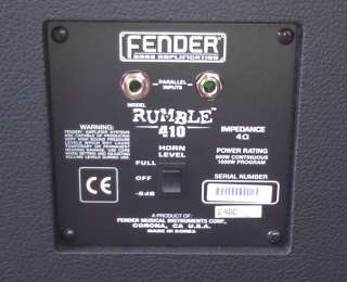 Fender Rumble 410 Bass Cabinet  