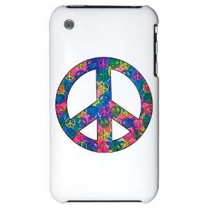  iPhone 3G Hard Case Peace Symbols Inside Tye Dye Peace Symbol 