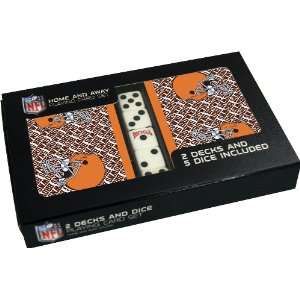   Cleveland Browns 2 Deck Playing Cards with Dice Set