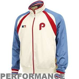   Blue Cooperstown Performance Track Jacket (Large)