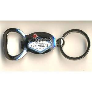  Las Vegas Sign Bottle Opener Key Chain: Office Products