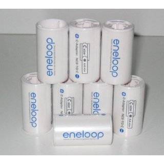  Sanyo Eneloop Spacer Pack 4 Pack of C size and 4 Pack of 