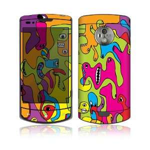  LG Optimus 7 Skin Decal Sticker   Color Monsters 
