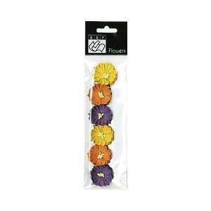  Paper Flowers 1 6/Pkg Halloween Traditional Arts, Crafts 