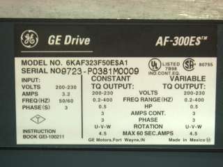 GE AF 300ES Adjustable Frequency Drive *EXCELLENT*  