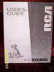 owners manual 1995 rca color tv user s guide original returns not 