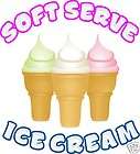 ice cream decal 14 concession trailer truck food sign returns