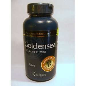  Goldenseal, Herbal Supplement, 500 mg., 60 capsules 