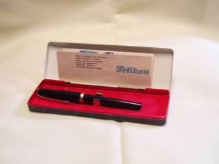 Fountain Pen Pelikan 30 Germany vintage rare gold nib original case 