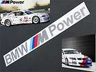 pcs BMW M Power Decal Sticker M3 M5 M6 Z3 E46 E36 E30 E34 E39 Cd83